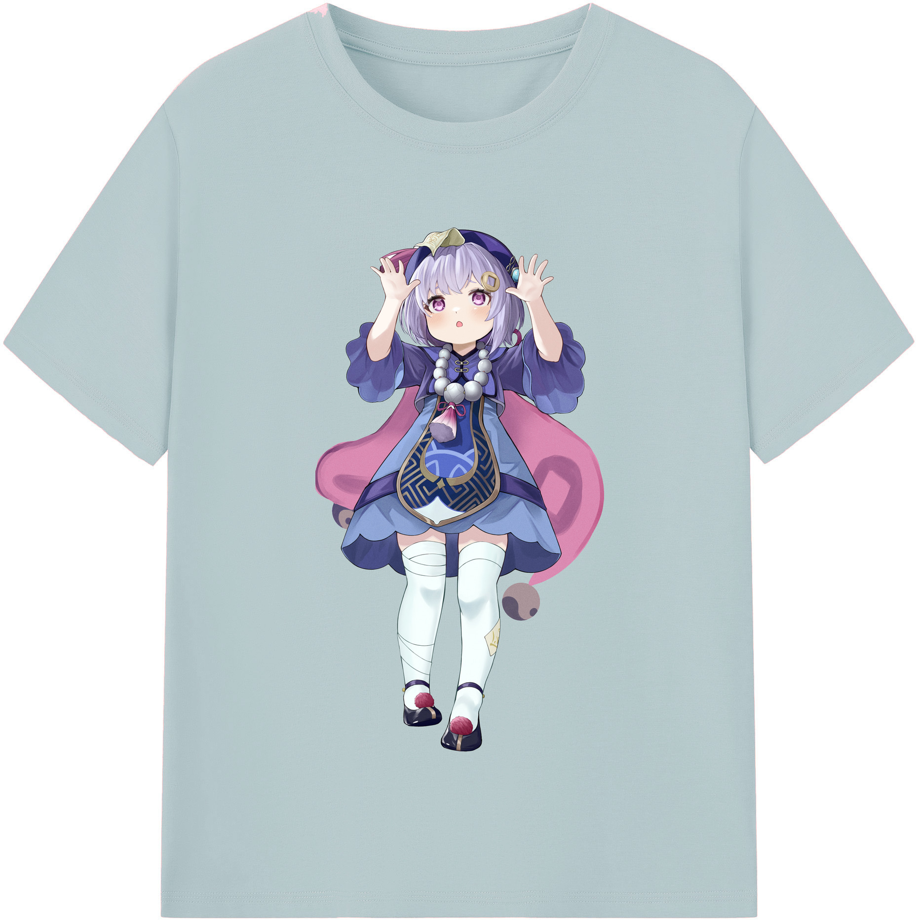 げんし神 七七 なな  genshin Nana 綿100％半袖Tシャツ（フロントプリント）